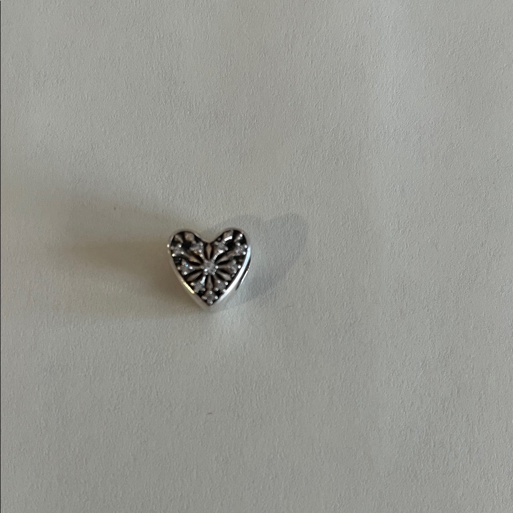 Pandora 925 Silver Heart-Shaped Charm
